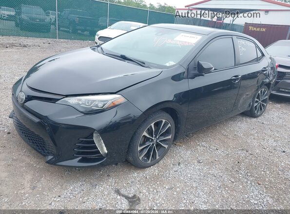 2T1BURHE2JC039245 2018 TOYOTA COROLLA Черный Передняя левая четверть