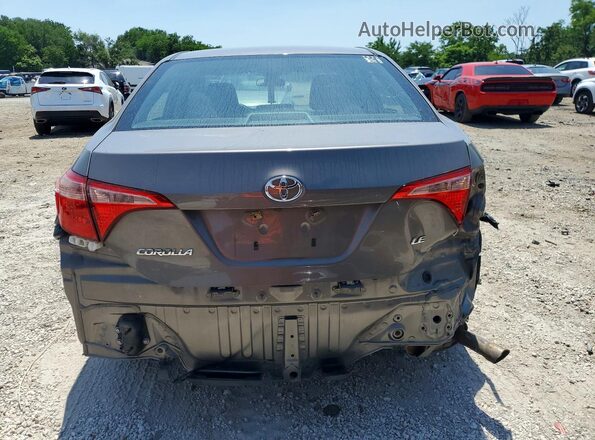 2T1BURHE2JC052321 2018 TOYOTA COROLLA Brown Widok z tyłu