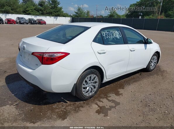 2T1BURHE2JC077199 2018 TOYOTA COROLLA White Tył prawy