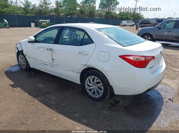 2T1BURHE2JC077199 2018 TOYOTA COROLLA White Tył lewy