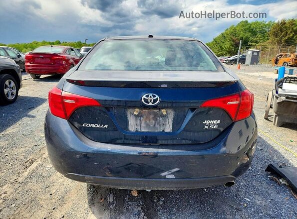 2T1BURHE2JC081706 2018 TOYOTA COROLLA Синий Вид сзади
