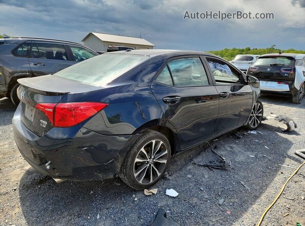 2T1BURHE2JC081706 2018 TOYOTA COROLLA Синий Задняя правая четверть