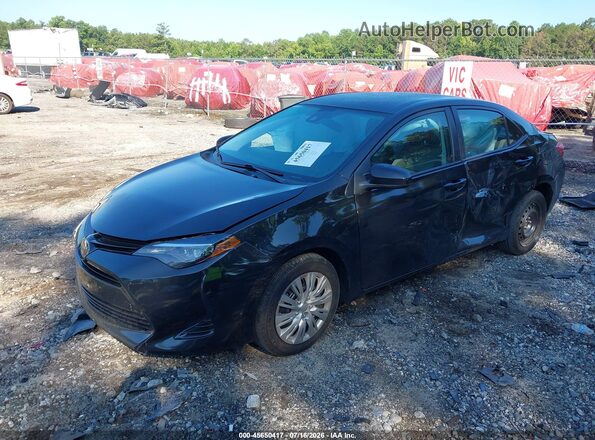 2T1BURHE2JC085139 2018 TOYOTA COROLLA Black Przód lewy