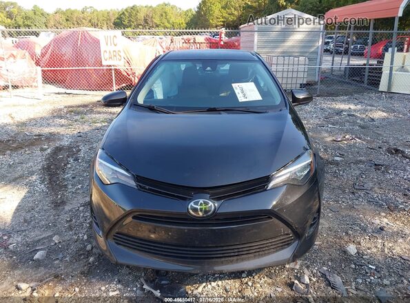 2T1BURHE2JC085139 2018 TOYOTA COROLLA Black Widok zestawu wskaźników