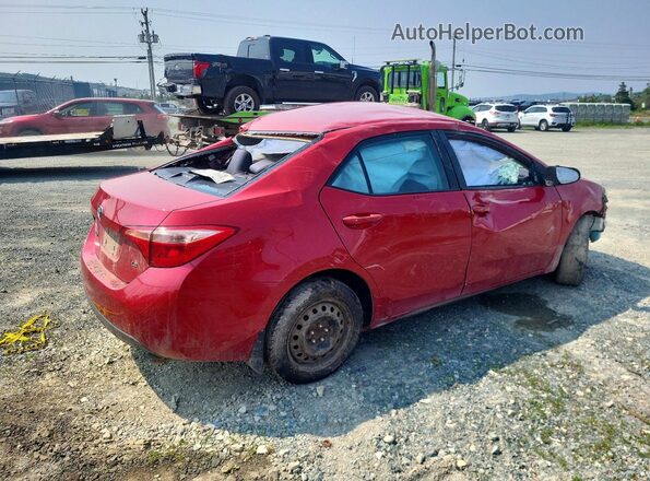 2T1BURHE2JC094973 2018 TOYOTA COROLLA Red Trasero derecho