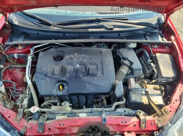 2T1BURHE2JC094973 2018 TOYOTA COROLLA Red Vista interior trasera