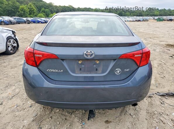 2T1BURHE2JC122741 2018 TOYOTA COROLLA Blue Հետևի տեսք