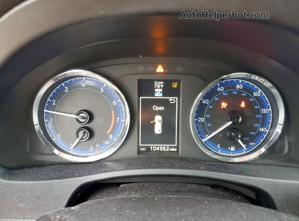2T1BURHE2JC122741 2018 TOYOTA COROLLA Blue Սարքավորումների վահանակի տեսք