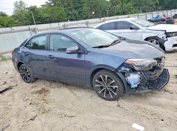 2T1BURHE2JC122741 2018 TOYOTA COROLLA Blue Առջևի աջ