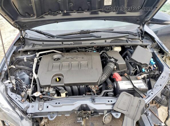 2T1BURHE2JC122741 2018 TOYOTA COROLLA Blue Սալոնի հետևի տեսք