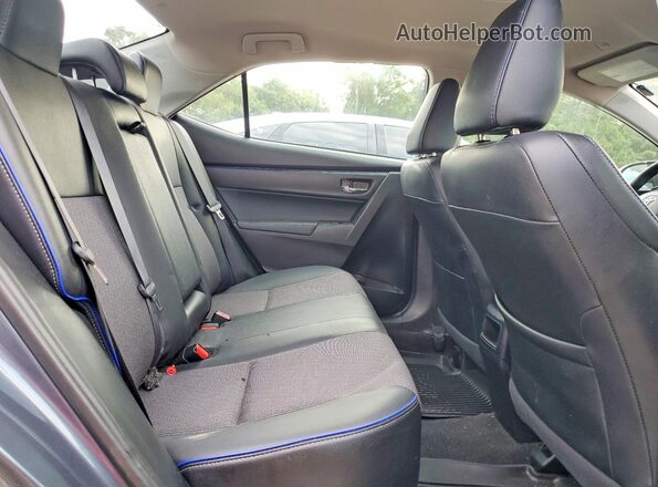 2T1BURHE2JC122741 2018 TOYOTA COROLLA Blue Հետևի նստատեղերի տեսք