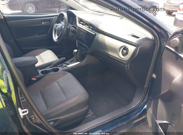 2T1BURHE2JC978511 2018 TOYOTA COROLLA Dark Blue Вид салону спереду