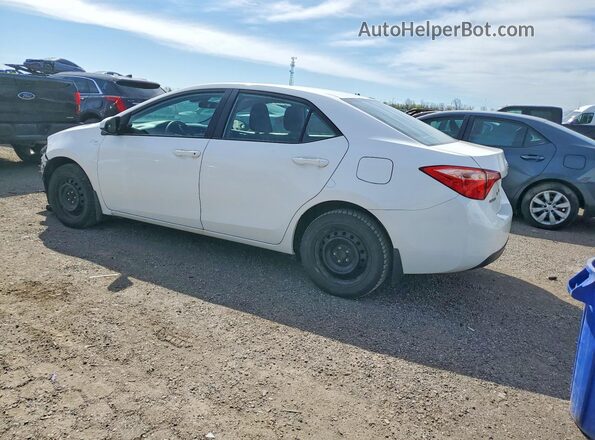2T1BURHE2KC125298 2019 TOYOTA COROLLA White Trasero izquierdo