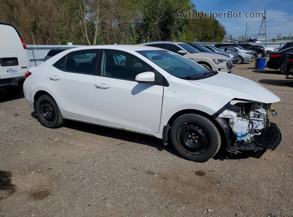 2T1BURHE2KC125298 2019 TOYOTA COROLLA White Delantero derecho