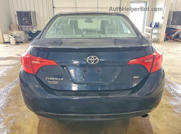 2T1BURHE2KC126709 2019 TOYOTA COROLLA Blue Widok z tyłu