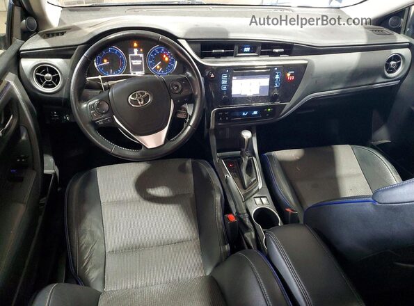 2T1BURHE2KC126709 2019 TOYOTA COROLLA Blue Widok deski rozdzielczej
