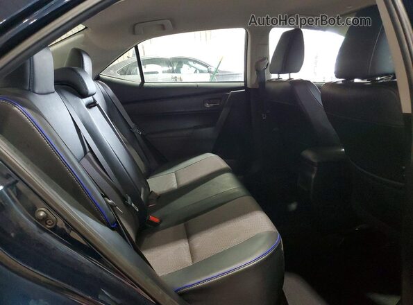 2T1BURHE2KC126709 2019 TOYOTA COROLLA Blue Widok tylnych siedzeń