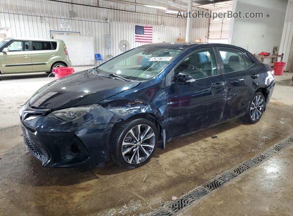 2T1BURHE2KC126709 2019 TOYOTA COROLLA Blue Widok wnętrza 360 stopni