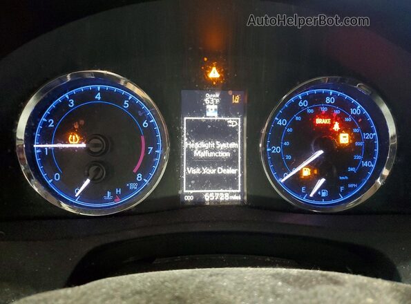 2T1BURHE2KC126709 2019 TOYOTA COROLLA Blue Widok zestawu wskaźników