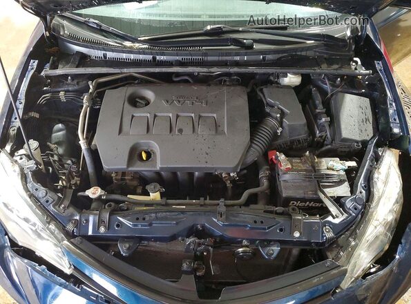 2T1BURHE2KC126709 2019 TOYOTA COROLLA Blue Widok wnętrza z tyłu