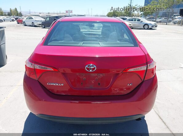 2T1BURHE2KC134910 2019 TOYOTA COROLLA Красный 