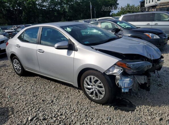 2T1BURHE2KC136009 2019 TOYOTA COROLLA Silver Delantero derecho