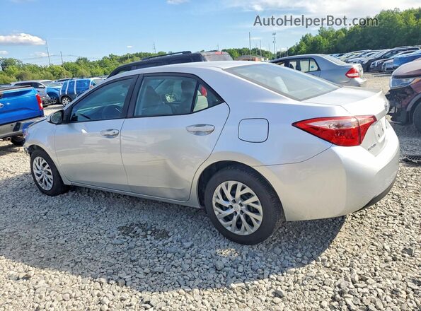 2T1BURHE2KC136009 2019 TOYOTA COROLLA Silver Trasero izquierdo