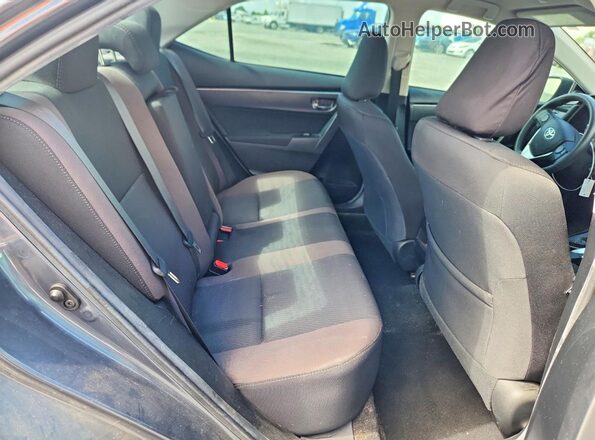2T1BURHE2KC139007 2019 TOYOTA COROLLA Gray Vista de los asientos traseros
