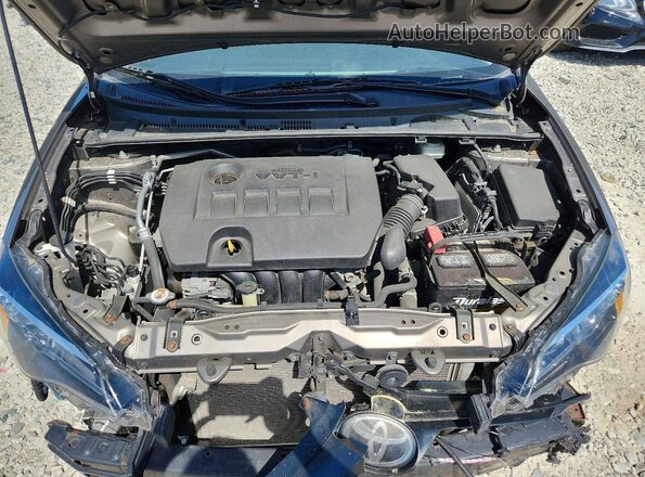 2T1BURHE2KC150086 2019 TOYOTA COROLLA Silver Widok wnętrza z tyłu