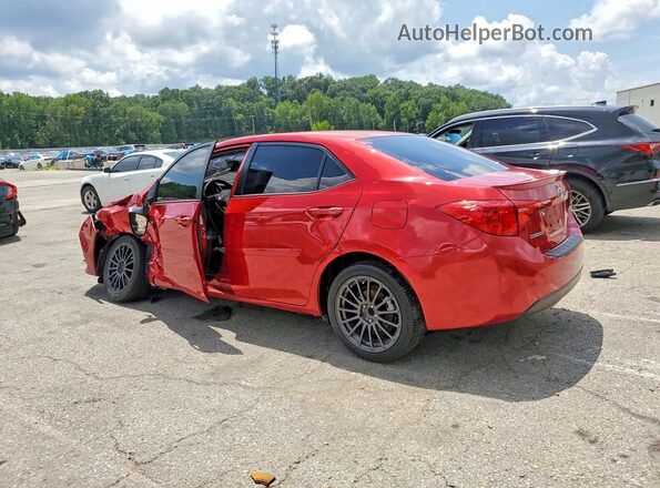 2T1BURHE2KC171049 2019 TOYOTA COROLLA Red უკანა მარცხენა
