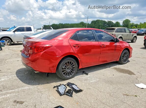 2T1BURHE2KC171049 2019 TOYOTA COROLLA Red უკანა მარჯვენა