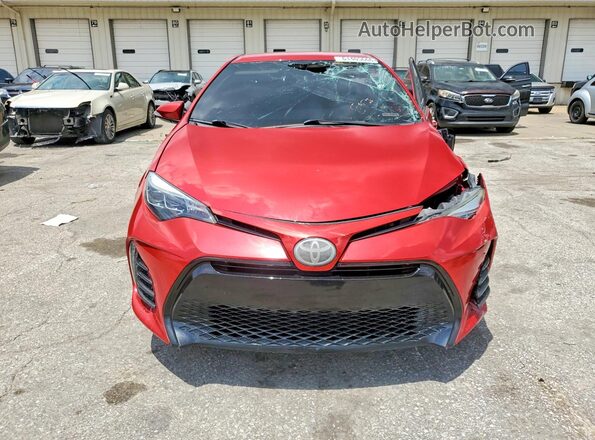 2T1BURHE2KC171049 2019 TOYOTA COROLLA Red წინა ხედი