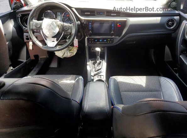 2T1BURHE2KC171049 2019 TOYOTA COROLLA Red წინა პანელის ხედი