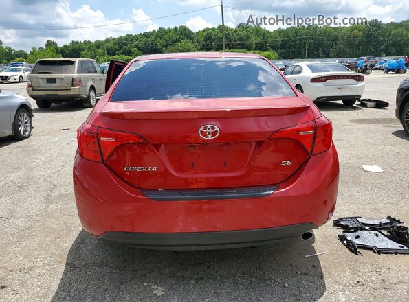 2T1BURHE2KC171049 2019 TOYOTA COROLLA Red უკანა ხედი