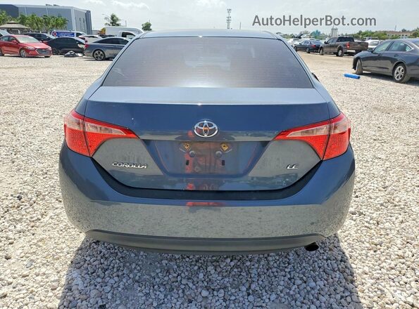 2T1BURHE2KC173545 2019 TOYOTA COROLLA Синий Вид сзади