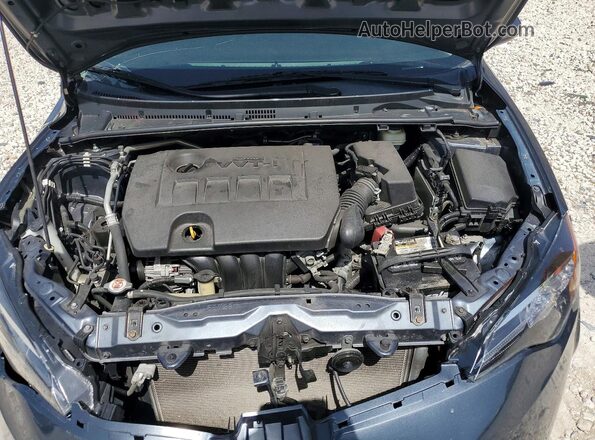 2T1BURHE2KC173545 2019 TOYOTA COROLLA Синий Вид задней части салона