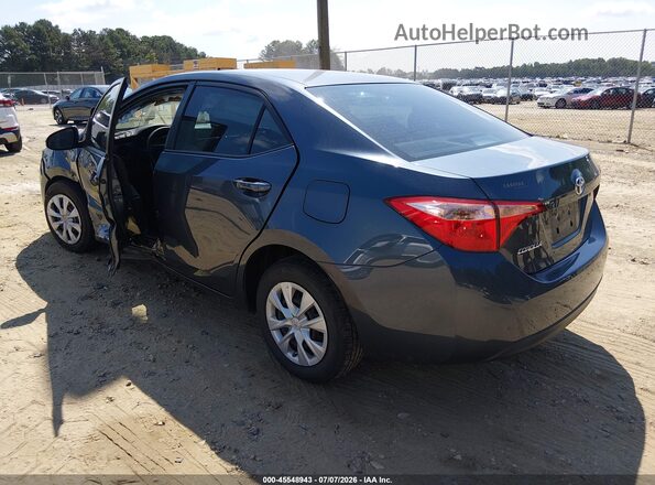 2T1BURHE2KC192905 2019 TOYOTA COROLLA Blue Задня ліва чверть