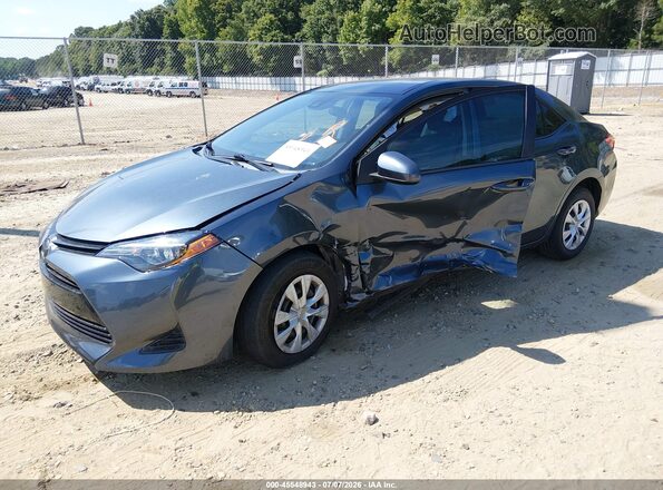 2T1BURHE2KC192905 2019 TOYOTA COROLLA Blue Передня ліва чверть