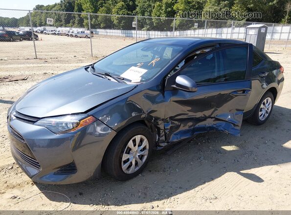 2T1BURHE2KC192905 2019 TOYOTA COROLLA Blue Вид спереду