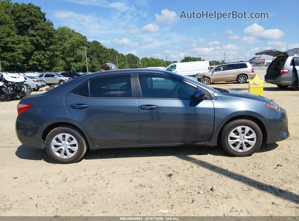 2T1BURHE2KC192905 2019 TOYOTA COROLLA Blue Вид задньої частини салону