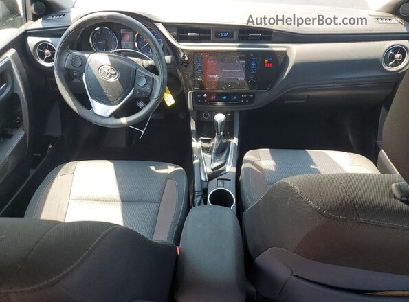 2T1BURHE2KC221402 2019 TOYOTA COROLLA Blue Առջևի վահանակի տեսք