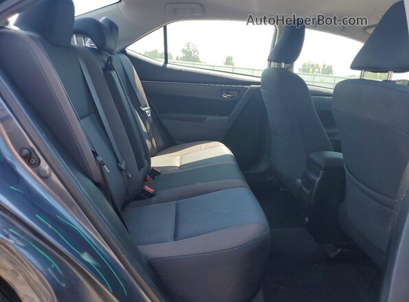 2T1BURHE2KC221402 2019 TOYOTA COROLLA Blue Հետևի նստատեղերի տեսք