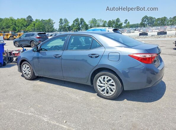 2T1BURHE2KC221402 2019 TOYOTA COROLLA Blue Հետևի ձախ