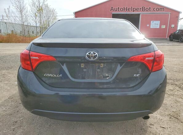 2T1BURHE2KC225207 2019 TOYOTA COROLLA Black Հետևի տեսք