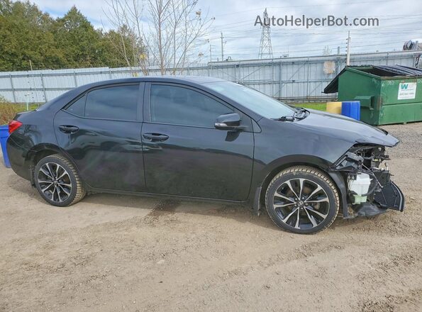 2T1BURHE2KC225207 2019 TOYOTA COROLLA Black Առջևի աջ
