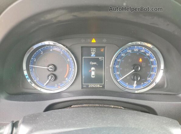 2T1BURHE2KC225207 2019 TOYOTA COROLLA Black Սարքավորումների վահանակի տեսք