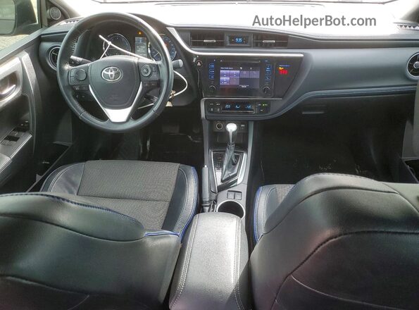 2T1BURHE2KC225207 2019 TOYOTA COROLLA Black Առջևի վահանակի տեսք