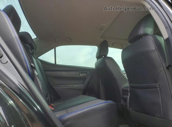 2T1BURHE2KC225207 2019 TOYOTA COROLLA Black Հետևի նստատեղերի տեսք