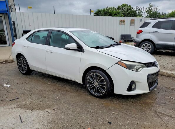 2T1BURHE3GC485669 2016 TOYOTA COROLLA White Przód prawy