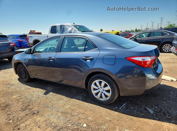 2T1BURHE3GC486787 2016 TOYOTA COROLLA Blue Задня ліва чверть